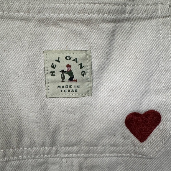 Hey Gang overalls- natural canvas - Picture 3 of 3